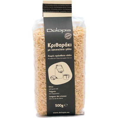 DOLOPIA Těstovinová rýže kritharaki s kozím mlékem 0,5 kg