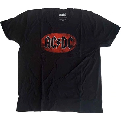 AC/DC Oval Logo Vintage Black S Риза (ACDCTS70MB01)
