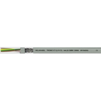 Helu 16005-500 dátový kábel LiYCY 5 x 0.5 mm² sivá 500 m