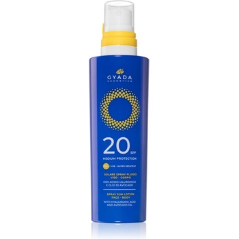 Image 1 of Gyada Cosmetics Solar Medium Protection защитен спрей за лице и тяло SPF 20 200ml