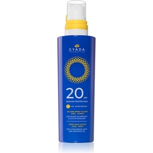 Gyada Cosmetics Solar Medium Protection защитен спрей за лице и тяло SPF 20 200ml