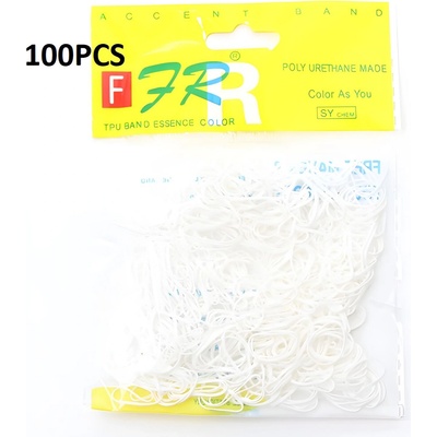 HARAHU Еднократни Гумички - Бяла / 100бр kp24224 (24224)