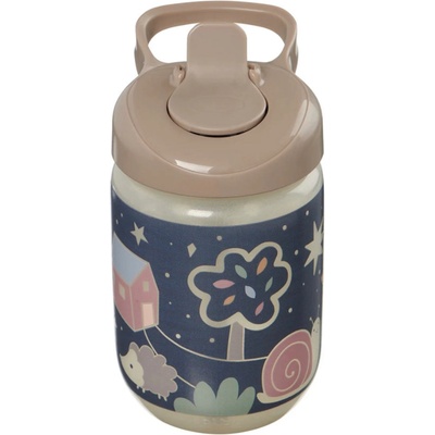 Vital Baby Неразливаща чаша със сламка Vital Baby - Светещ корпус, 350 ml (V-445108)