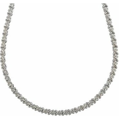 InfinitySilver Strieborný náhrdelník agganciato krížiky CFO0542
