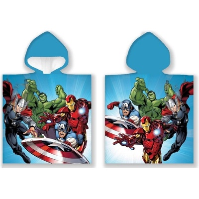 Carbotex dětské pončo Avengers Super Heroes 50 x 115 cm