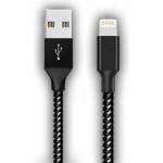 Stansson MFI 50cm USB - Lightning оплетен кабел CA-162 (CA-162)