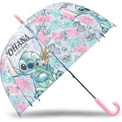 Ръчен чадър- Disney Stitch Ohana 46см