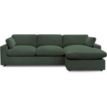 Bobochic Зелен ъглов диван от рипсено кадифе Belair - Bobochic Paris (WT-HILO-N--U4W_2 P1075)