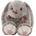Kaloo Голяма плюшена играчка Kaloo - Зайче (K962984)