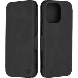 Techsuit Калъф за iPhone 15 Pro Max Safe Wallet Plus, черен
