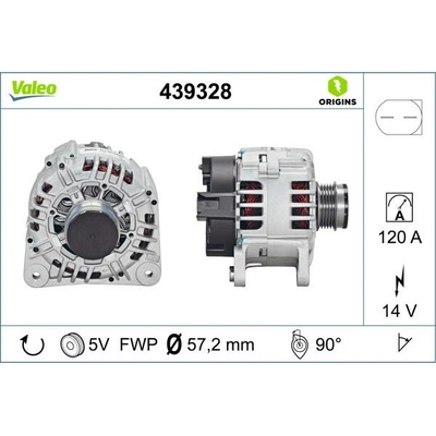 VALEO Alternátor VALEO 439328