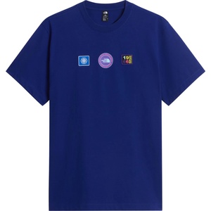 The North Face Мъжка тениска The North Face Explorer Badges RLX S/S Tee T-shirt - Bold Blue - размер XXL (217-0606-0117)
