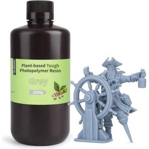 Elegoo Фотополимерна смола на растителна основа 1 кг, Сив (50.103.0046)