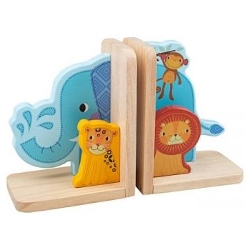 BIGJIGS - Дървени подпори за книги - Джунгла (T0602)