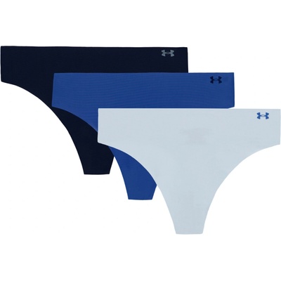 Under Armour Dámske tangá PS Thong Solid 3Pack Blue