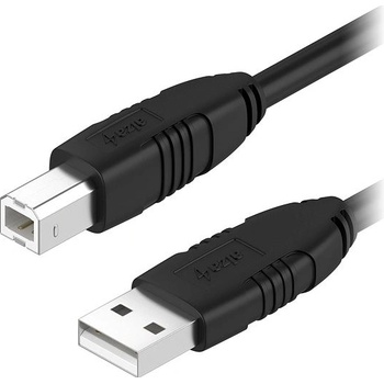 AlzaPower APW-CBUAB300B LinkCore USB-A to USB-B, 3m, černý