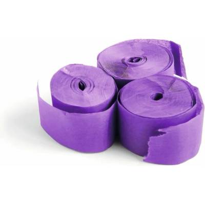 Tcm Fx pomalu padající konfety-serpentýny 10mx1.5cm, fialové, 32x