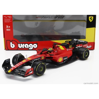 Bburago Ferrari F1 Sf-23 Team Scuderia Ferrari N 16 4th Monza Italy Gp 2023 Charles Leclerc Červená Černá Žlutá 1:18