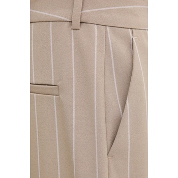 Samsoe Samsoe Панталон Samsoe Samsoe SALARA в бежово със стандартна кройка, с висока талия F25100183 (F25100183)