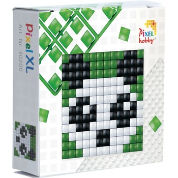 Pixelhobby Стартов креативен комплект с пиксели XL, Pixelhobby - Панда (30200-Panda)