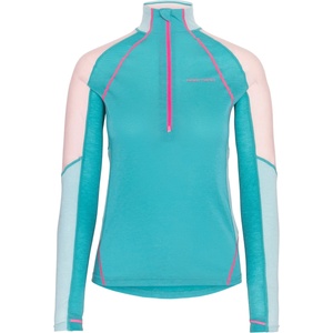 Kari Traa Дамско синтетично термобельо Kari Traa Women's Alma Half Zip Longsleeve - Blue Lagoon (916-4111-0313)