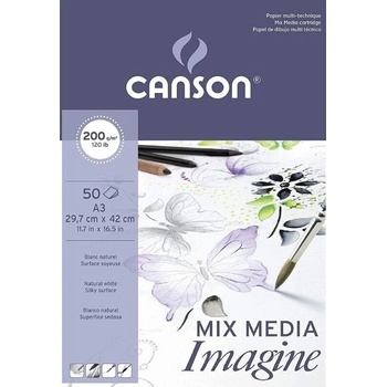Canson Pad Imagine Скицник 50 A4 200 g White (C200006008)