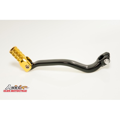 ACCEL páka řazení SUZUKI DRZ 400 S/SM/E 00-17 hliníková barva černá, koncovka zlatá
