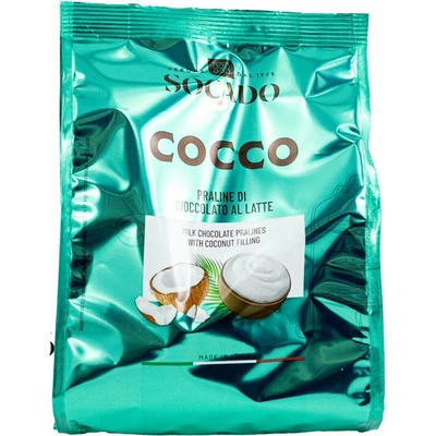 Socado Pralinky Cocco mléčná čokoláda s kokosovou náplní 150 g