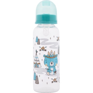 Lorelli Бебешко шише Lorelli Baby Care - Simple, 250 ml, Aqua Blue (10200110005) - baby