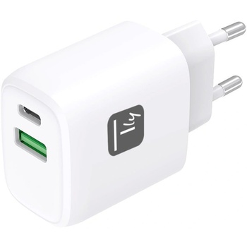 TECHLY IPW-USB-20WAC зарядно за мобилни устройства Универсален Бяла Променлив ток (AC) Бързо зареждане На закрито (TLY_368925)