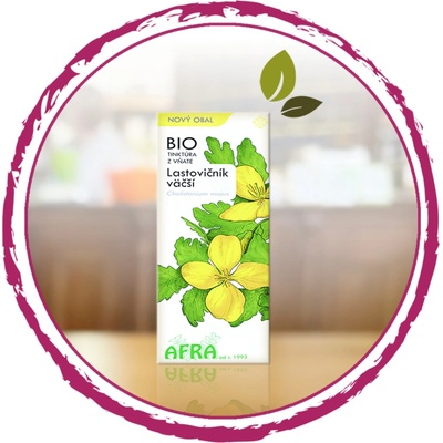 Afra Lastovičník väčší Bio tinktúra 50 ml