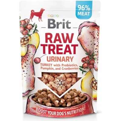 Brit Кучешко лакомство за подпомагане на уринарния тракт Brit Raw Treat Urinary. Freeze-dried treat and topper от Сурово лиофилизирано - 96% ПРЯСНО ПУЕШКО МЕСО