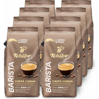 Tchibo - Barista Caffè Crema - 8 x 1 kg - Intenzita: 3/6