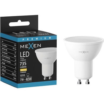 Mexen Nova LED крушка GU10, 7W, Топла - 3000K, 735 lm - L107-GU10-0730-01 (L107-GU10-0730-01)