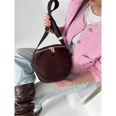 Laura Biaggi Hnedá crossbody kapsička