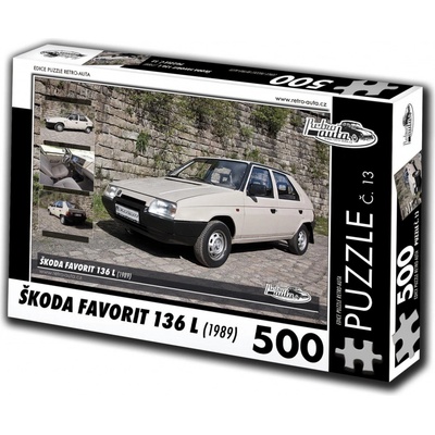 Retro-auta č. 13 Škoda Favorit 136 L 1989 500 dielov