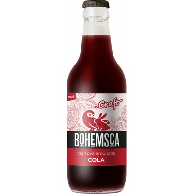 Bohemsca Craft limonáda Cola sklo 330 ml