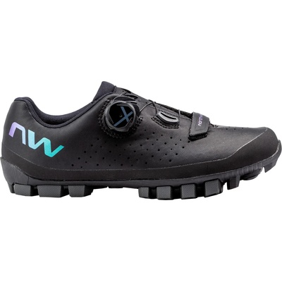 Northwave Дамски обувки за планинско колоездене Northwave Women's Hammer Plus Cycling shoes - Black / Iridescent - размер 39 (EU) (136-0204-0114)