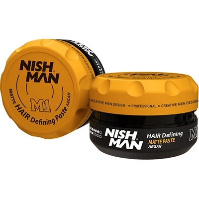 NishMan matná pasta na vlasy M1 Argan 100ml
