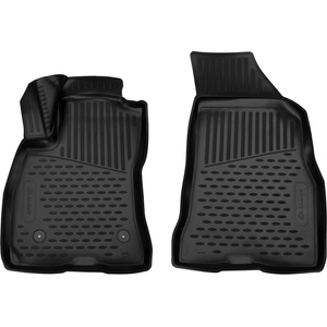 LEMENT Element 3D rubber floor mats suitable for FIAT Doblo - Mk2 II - 2010-> - 100% custom-fit all-weather floor mats made of TPE - EXP. ELEMENT3D02052210k. F (EXP.ELEMENT3D02052210k.F)