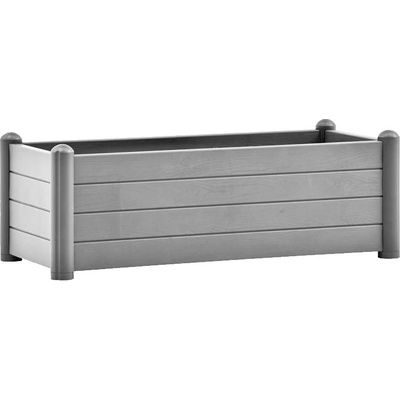STEFANPLAST Kvetináč, vyvýšený záhon ITALIA 100x43x35cm šedá