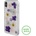 4smarts Силиконов Калъф с Цветя за Samsung S9 Plus, 4Smarts Glamour Bouquet Case, Сребро/Лилав (4S465932)