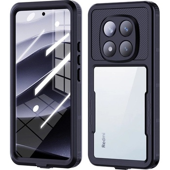 Xiaomi Redmi Note 14 Pro 5G REDPEPPER Водоустойчив / Удароустойчив Калъф + Скрийн Протектор - Черен, IP68