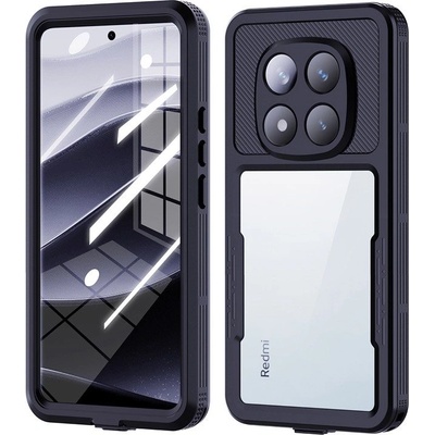 Xiaomi Redmi Note 14 Pro 5G REDPEPPER Водоустойчив / Удароустойчив Калъф + Скрийн Протектор - Черен, IP68