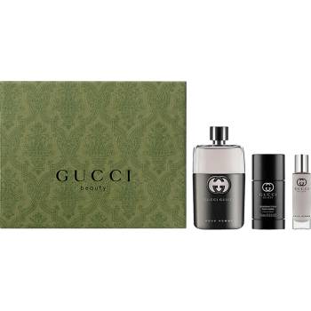 Gucci Guilty Pour Homme Подаръчен комплект, Тоалетна вода 90ml + Тоалетна вода 15ml + Део стик 75ml, мъже