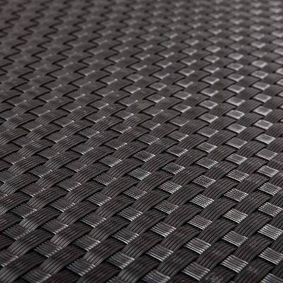 Umelý ratan - čierna, balenie 1,1x20m - VÝPREDAJ (Ratanová rohož technoratan - metráž)