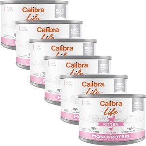 Calibra Cat Life Kitten Пиле 6 x 200 г