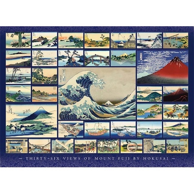 Cobble Hill Katsushika Hokusai 1000 dílků