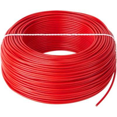 Elektrokabel Vodič CYA 1×0,5 mm červený L-KAB0840 100 m