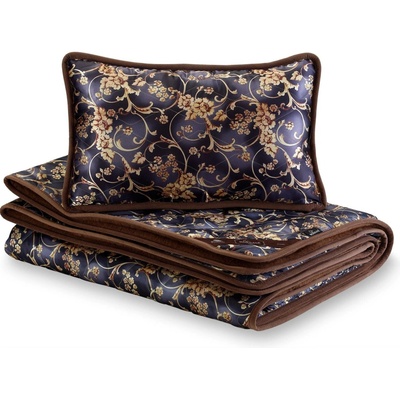 Wooline sada Camel satén přikrývka 40x60 140x200